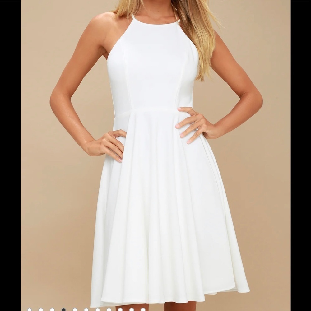 Charms Dress - White